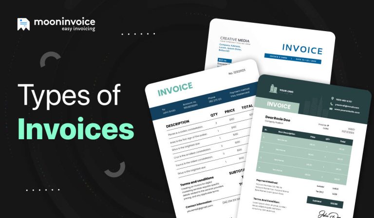 14 Different Types of Invoices in Accounting