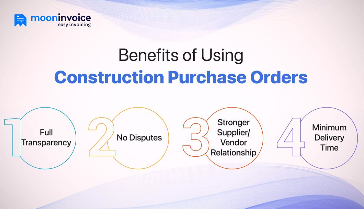Benefits of Using Construction Purchase Orders