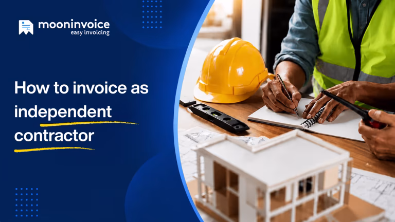 How to invoice as independent contractor
