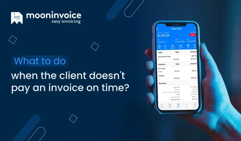 What to do when the client doesn't pay an invoice on time