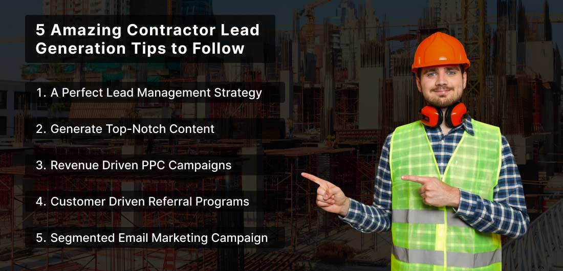 5 Amazing Contractor Lead Generation Tips to Follow