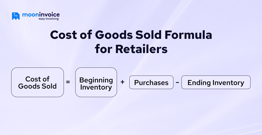 Cost of Goods Sold Formula for Retailers