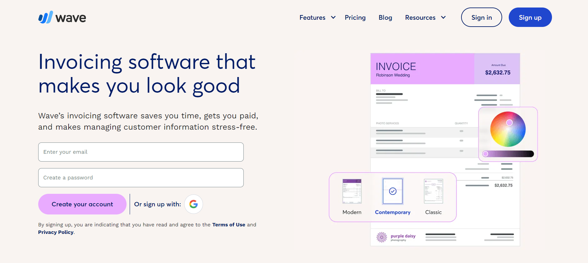 Wave-Invoicing