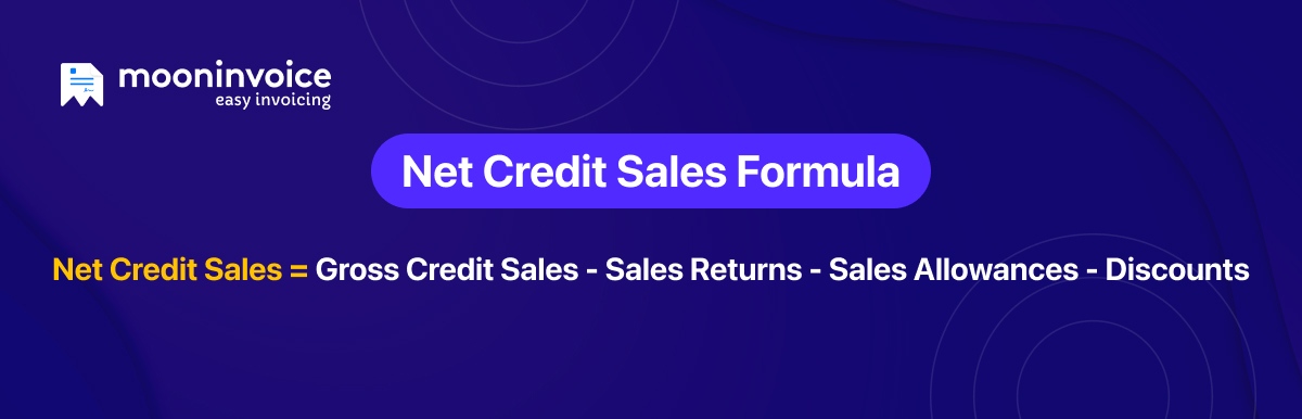 Net Credit Sales Formula