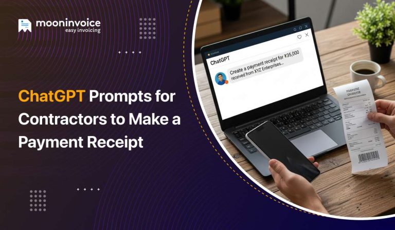 25+ ChatGPT Prompts for Contractors to Make a Payment Receipt