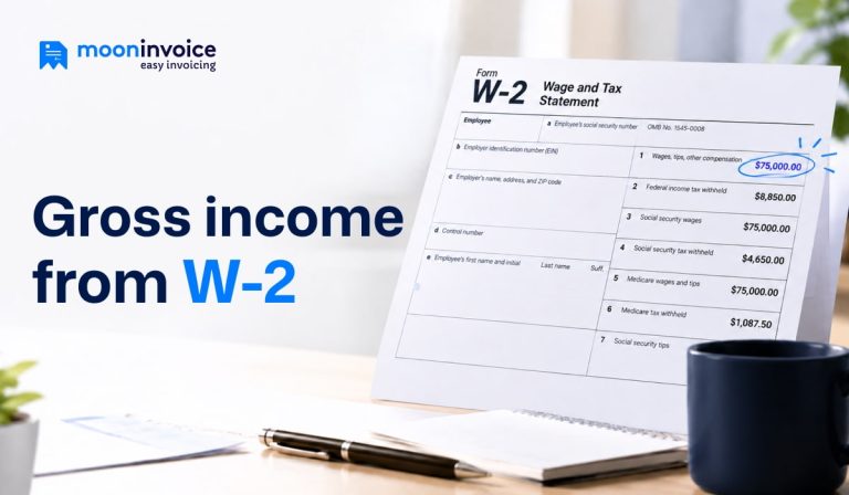 Gross income from W-2
