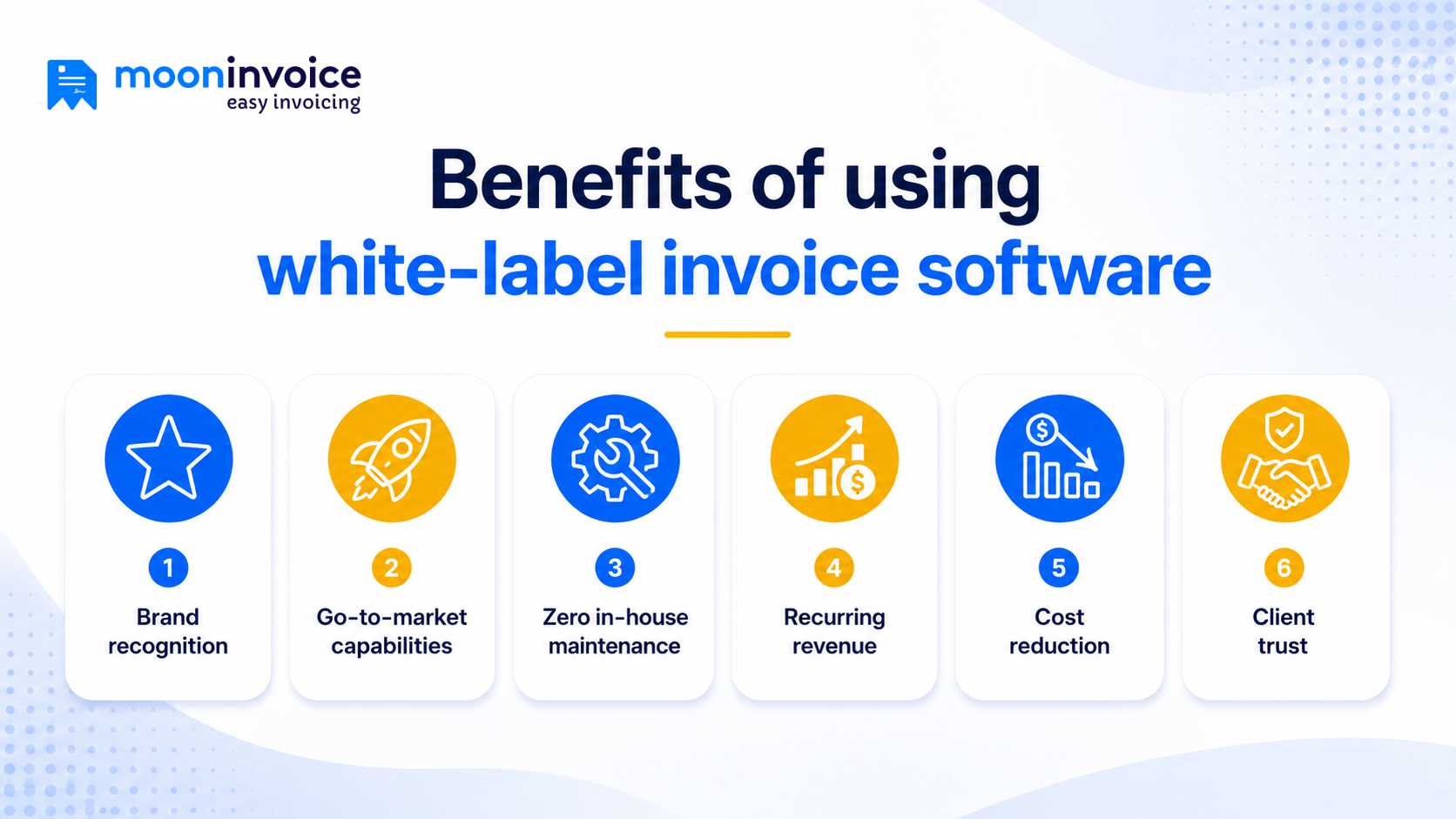Benefits of using white label invoice software