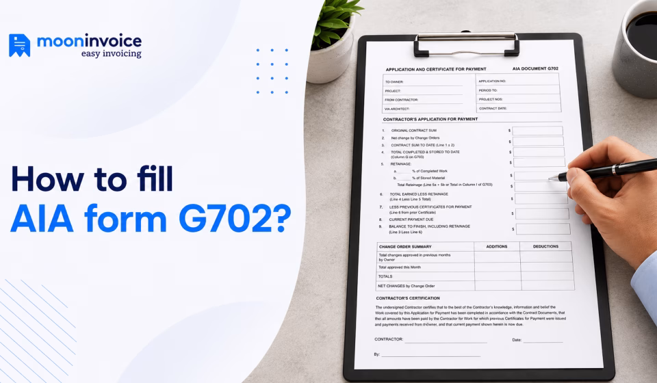 How to fill out the AIA Form G702? Step-by-step process