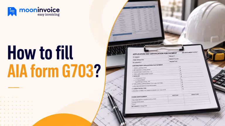 How to fill G703 form